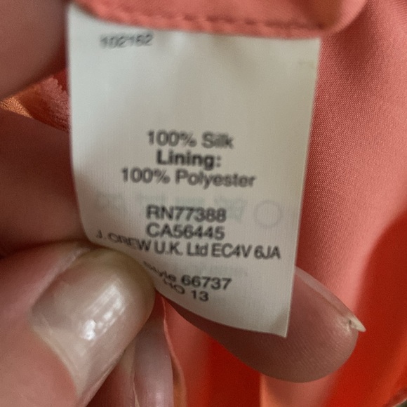 J.CREW Mirabelle lined Dress in Silk Chiffon | EUC - Picture 9 of 9